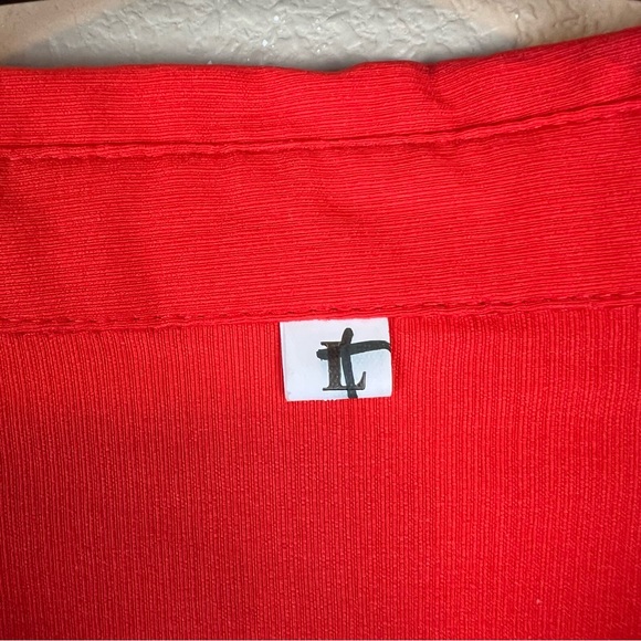 commense red twist blouse - Picture 7 of 11